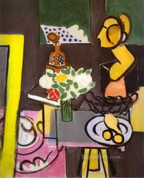  stilllife Art - Still Life with a Head abstract fauvism Henri Matisse